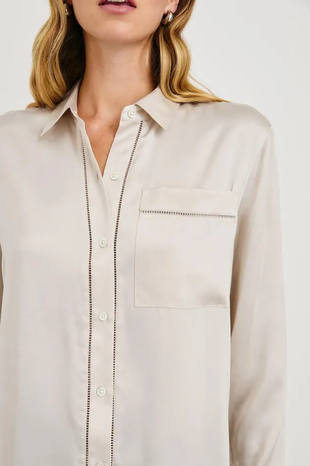 Rails Tops Women OAK SHIRT Moonbeam