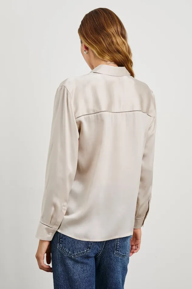 Rails Tops Women OAK SHIRT Moonbeam