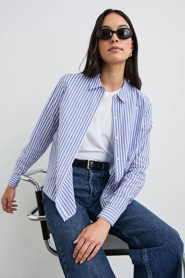 Rails Tops Women STINA SHIRT Mariner White Stripe