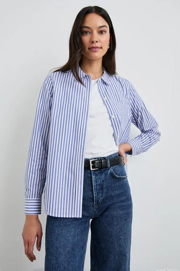 Rails Tops Women STINA SHIRT Mariner White Stripe