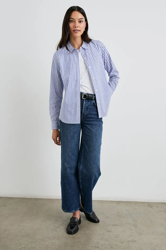 Rails Tops Women STINA SHIRT Mariner White Stripe