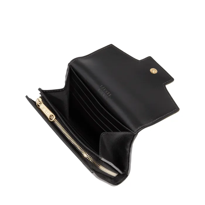 Rectangular Flap Compact Wallet Black Women Lancel Wallet Rectangular Flap Compact Wallet Black Women Lancel Wallet