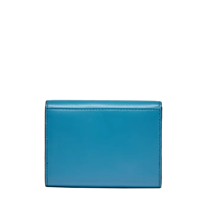 Rectangular Flap Compact Wallet Wave Blue Women Lancel Wallet Rectangular Flap Compact Wallet Wave Blue Women Lancel Wallet