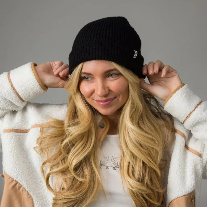 Reef Hats and Beanies WomenMen Alyx Beanie Caviar Reef Hats and Beanies WomenMen Alyx Beanie Caviar