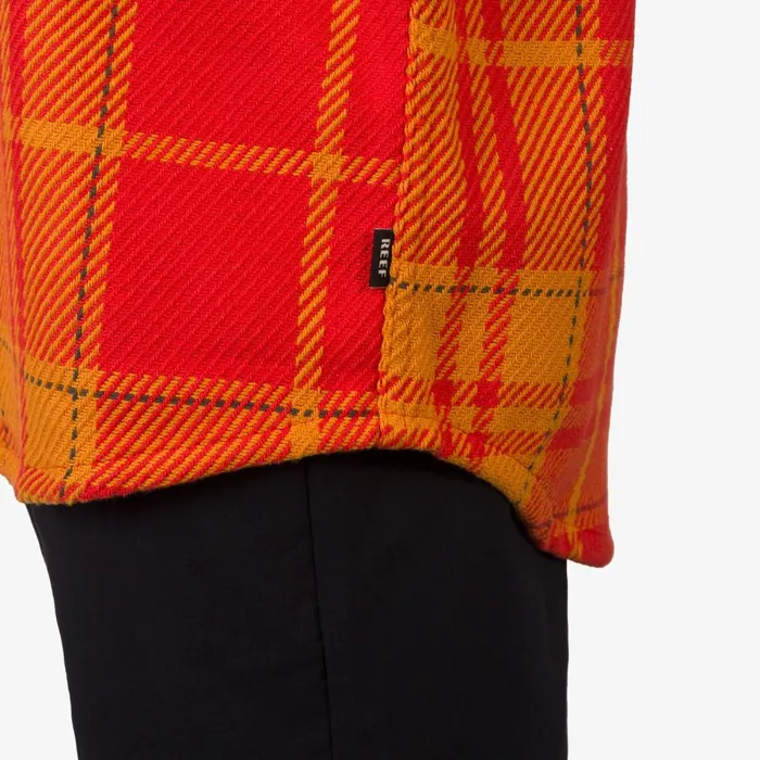 Reef Outerwear Men Orson Long Sleeve Woven Shirt Chili