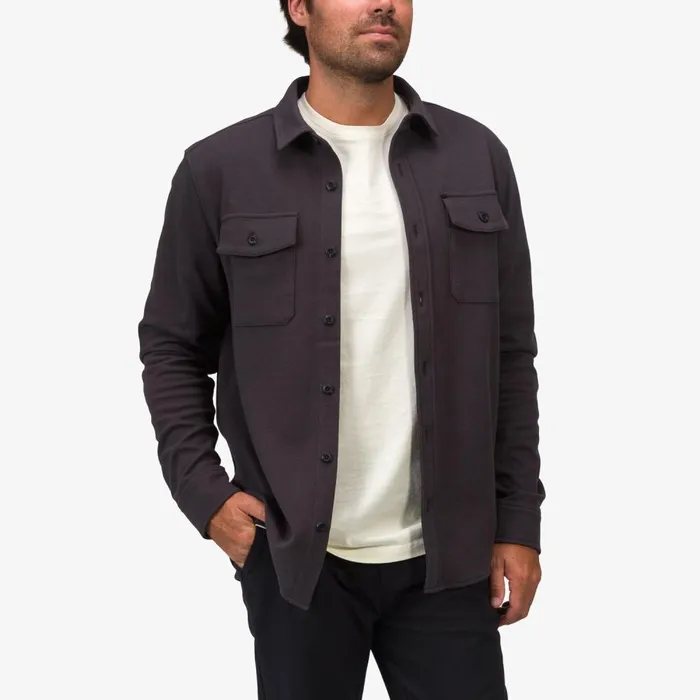 Reef Outerwear Men Raymond Long Sleeve Shirt Phantom