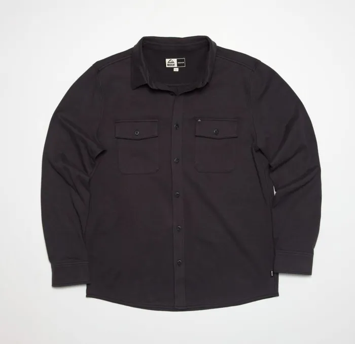 Reef Outerwear Men Raymond Long Sleeve Shirt Phantom Reef Outerwear Men Raymond Long Sleeve Shirt Phantom