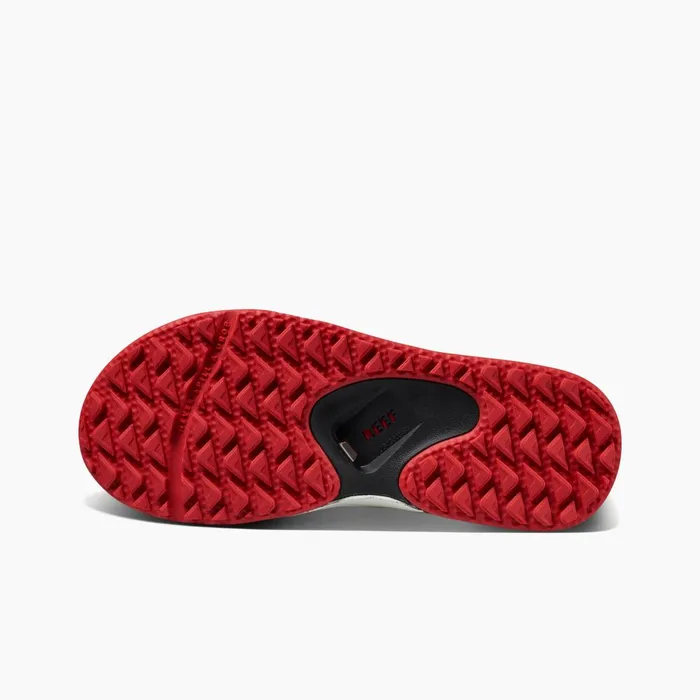 Reef Sandals Men Fanning Pregame Blackred Reef Sandals Men Fanning Pregame Blackred