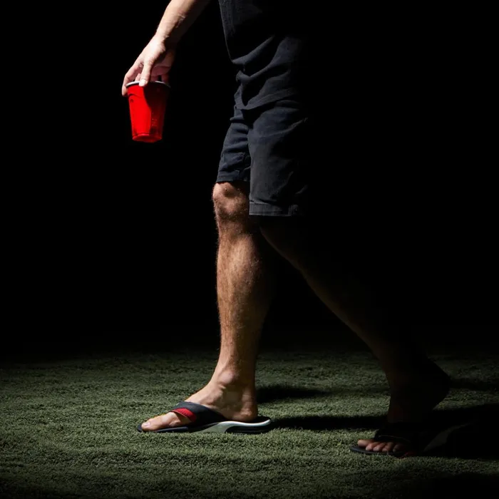 Reef Sandals Men Fanning Pregame Blackred Reef Sandals Men Fanning Pregame Blackred