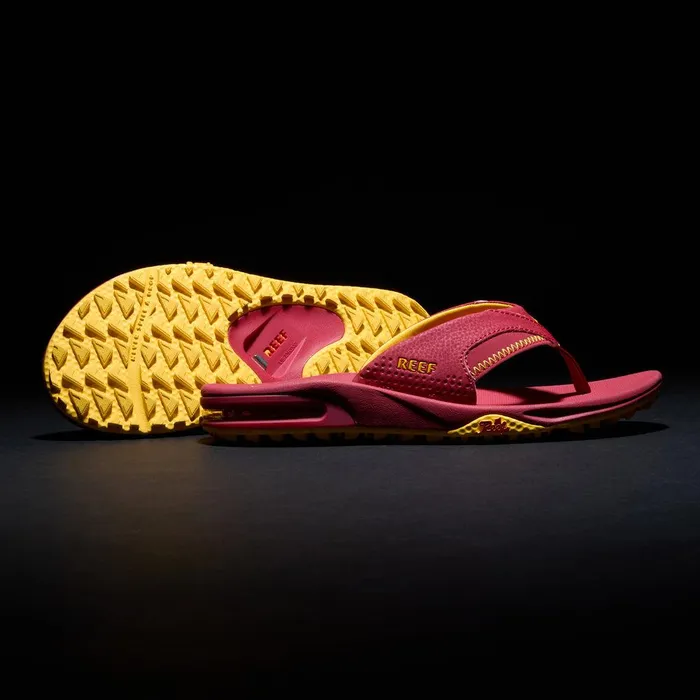Reef Sandals Men Fanning Pregame Redyellow Reef Sandals Men Fanning Pregame Redyellow