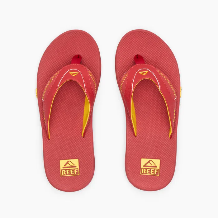 Reef Sandals Men Fanning Pregame Redyellow Reef Sandals Men Fanning Pregame Redyellow