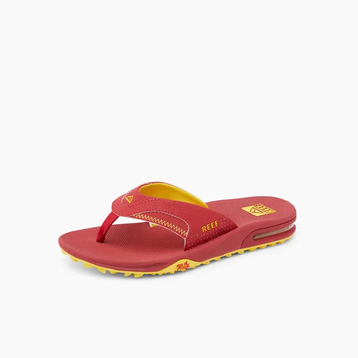 Reef Sandals Men Fanning Pregame Redyellow Reef Sandals Men Fanning Pregame Redyellow