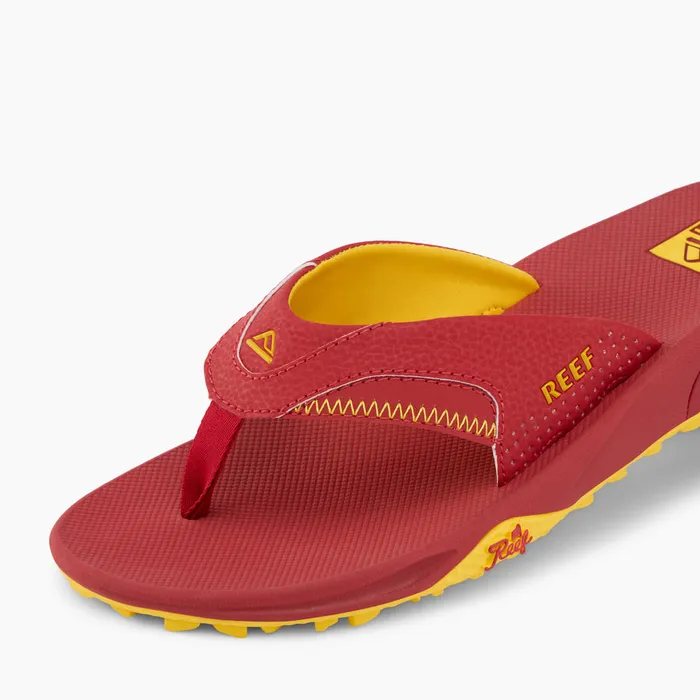 Reef Sandals Men Fanning Pregame Redyellow Reef Sandals Men Fanning Pregame Redyellow