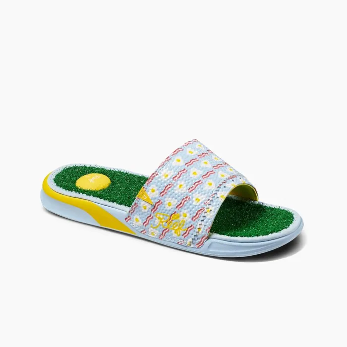 Reef Sandals Men Mulligan Slide Breakfast Ball