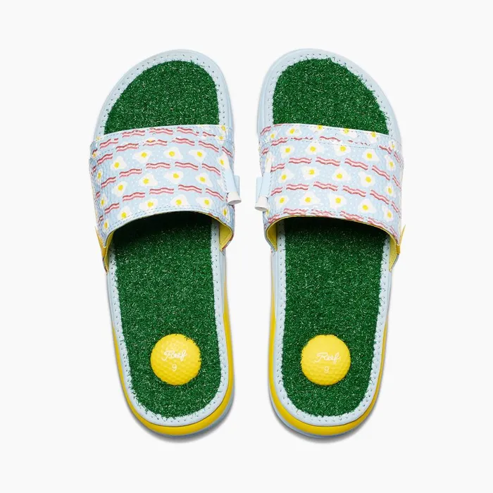 Reef Sandals Men Mulligan Slide Breakfast Ball