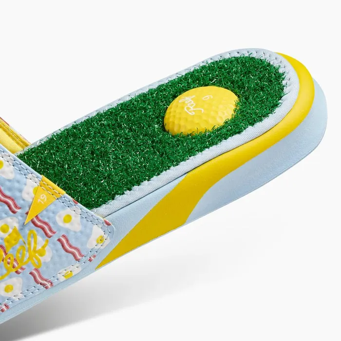 Reef Sandals Men Mulligan Slide Breakfast Ball