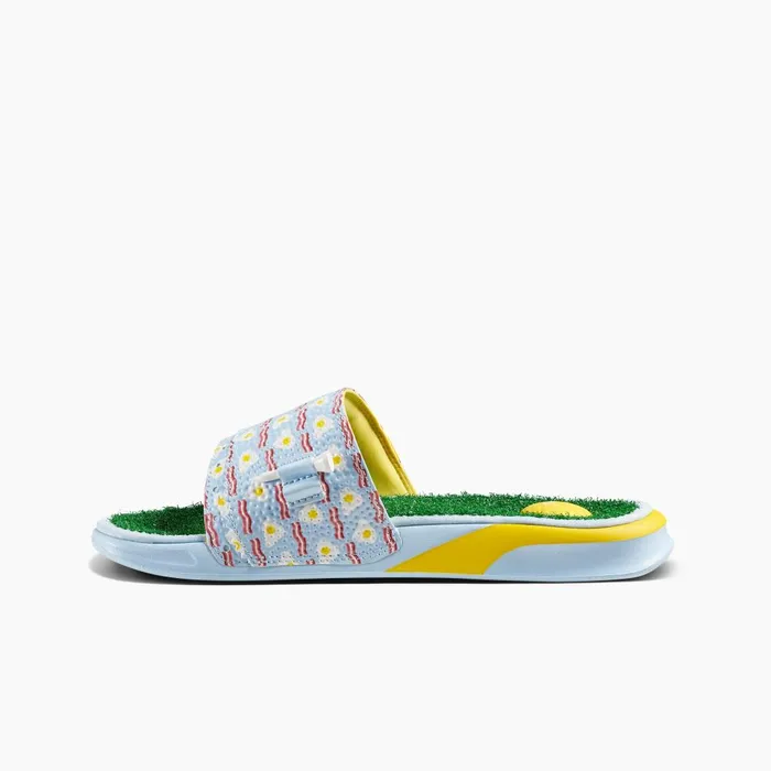 Reef Sandals Men Mulligan Slide Breakfast Ball