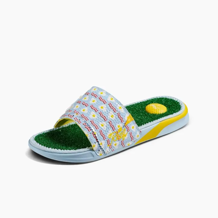 Reef Sandals Men Mulligan Slide Breakfast Ball