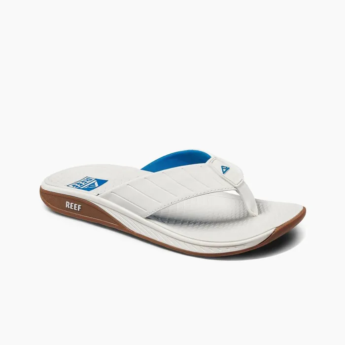 Reef Sandals Men The Deckhand Whiteblue Reef Sandals Men The Deckhand Whiteblue