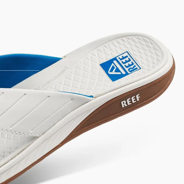 Reef Sandals Men The Deckhand Whiteblue Reef Sandals Men The Deckhand Whiteblue