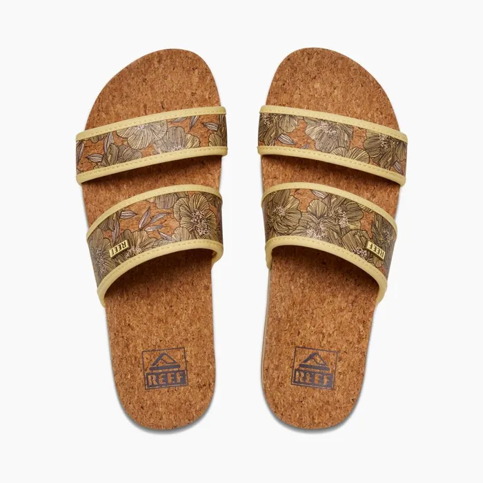 Reef Sandals Women Cushion Vista Hi Banana Cork Reef Sandals Women Cushion Vista Hi Banana Cork