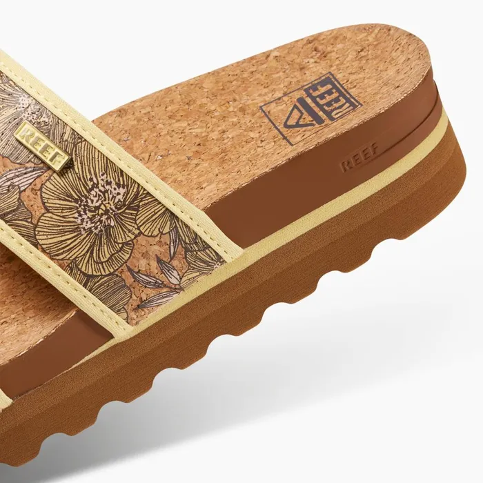 Reef Sandals Women Cushion Vista Hi Banana Cork Reef Sandals Women Cushion Vista Hi Banana Cork