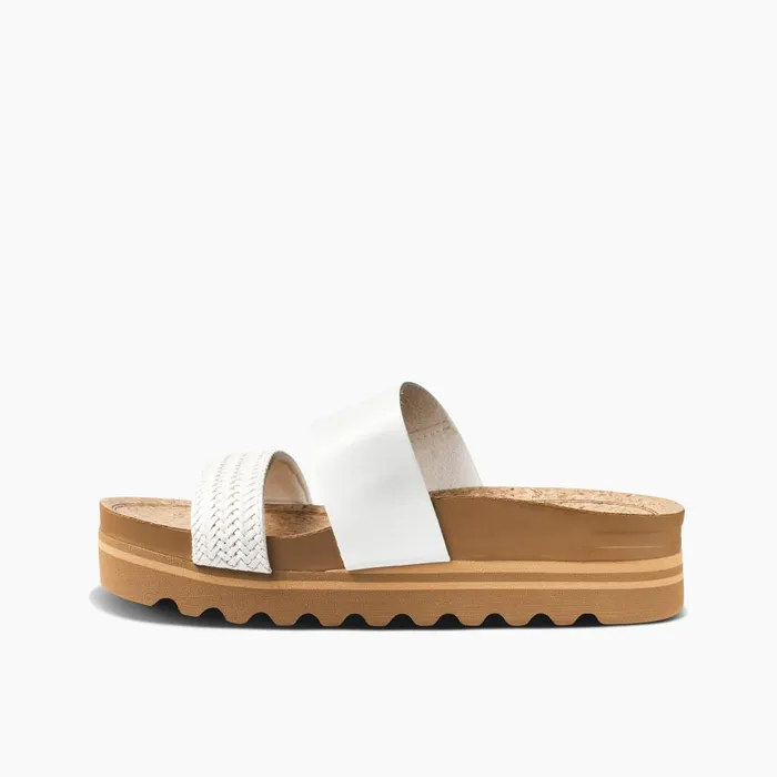 Reef Sandals Women Cushion Vista Hi White Braid Reef Sandals Women Cushion Vista Hi White Braid