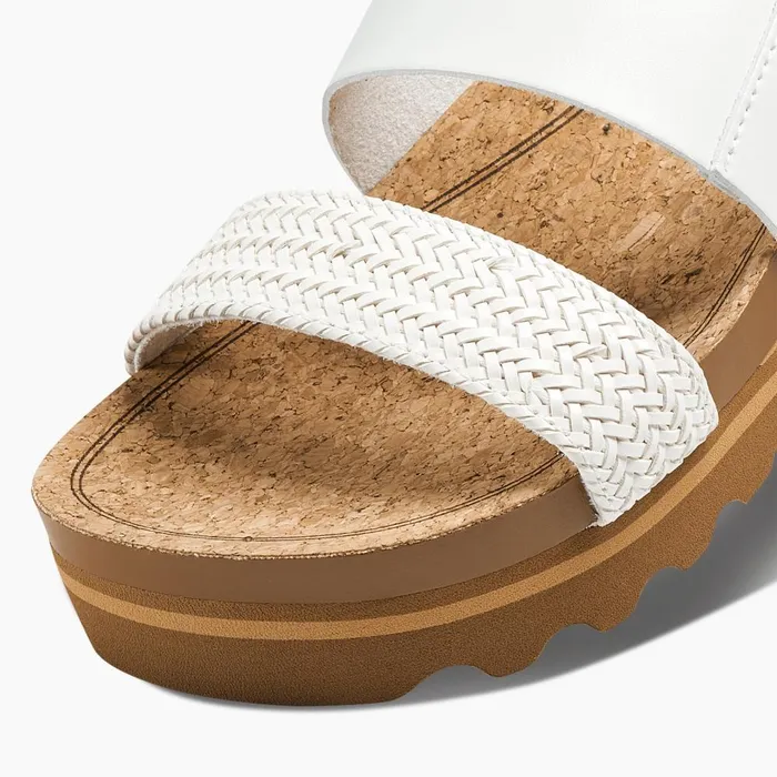 Reef Sandals Women Cushion Vista Hi White Braid Reef Sandals Women Cushion Vista Hi White Braid