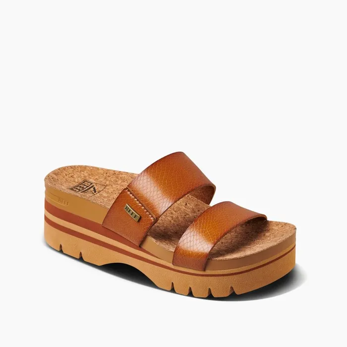 Reef Sandals Women Cushion Vista Higher Cognac Reef Sandals Women Cushion Vista Higher Cognac