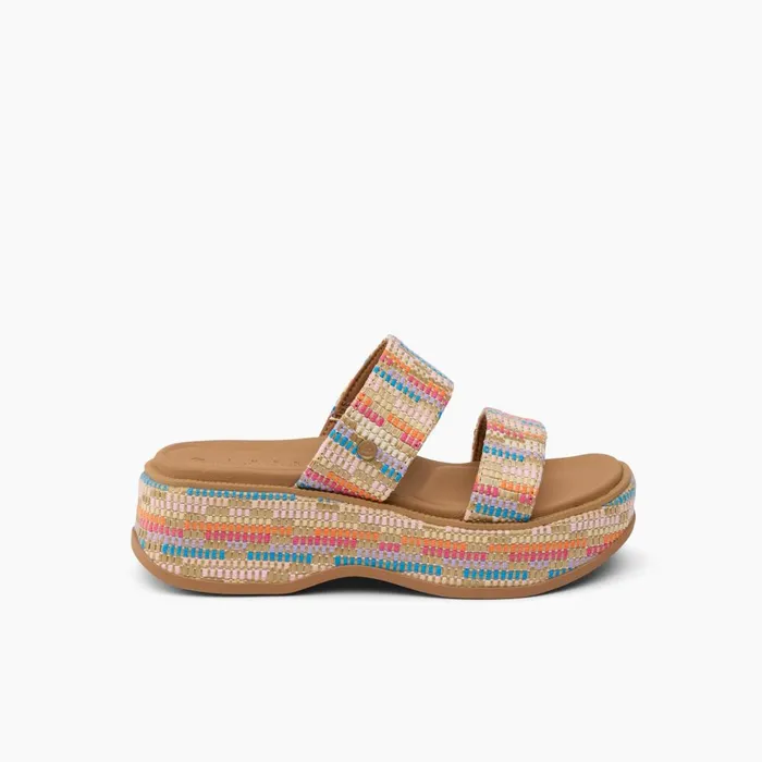 Reef Sandals Women Lofty Lux Hi Beachy Woven
