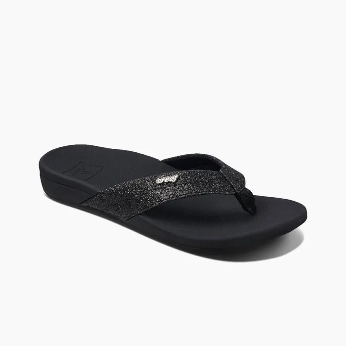 Reef Sandals Women OrthoSpring Blackblack Glitter Reef Sandals Women OrthoSpring Blackblack Glitter