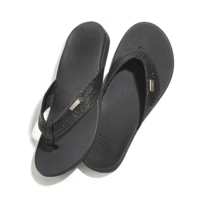 Reef Sandals Women OrthoSpring Blackblack Glitter Reef Sandals Women OrthoSpring Blackblack Glitter
