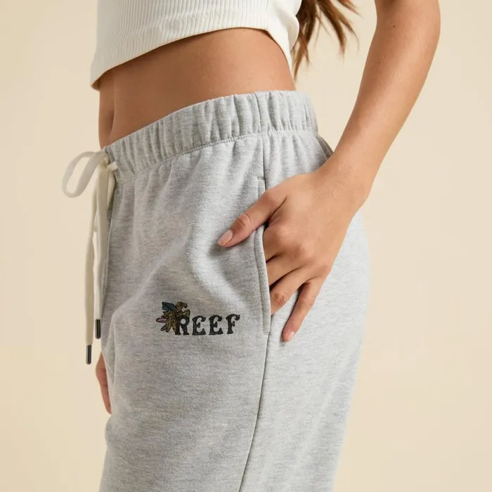 Reef Shorts Pants and Skirts Women Brittany Fleece Jogger Heather Grey