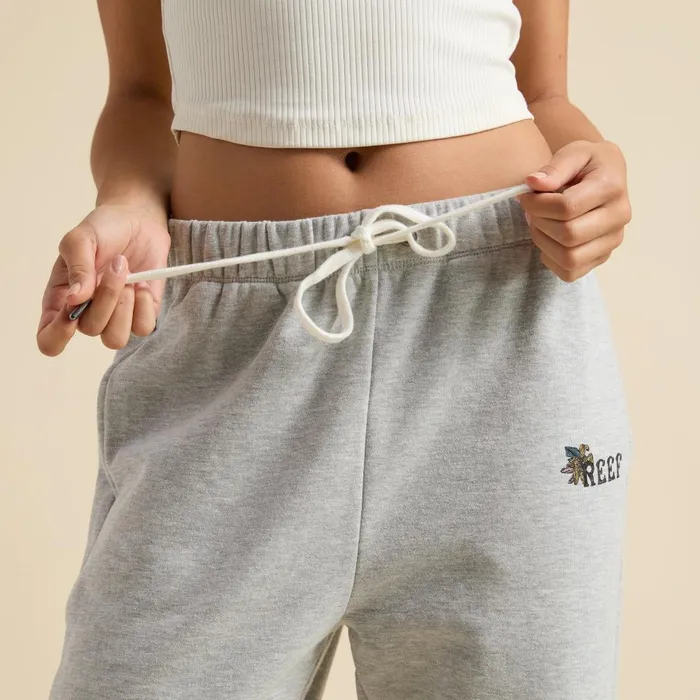 Reef Shorts Pants and Skirts Women Brittany Fleece Jogger Heather Grey