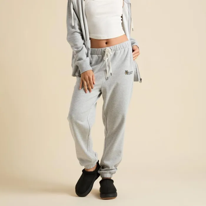 Reef Shorts Pants and Skirts Women Brittany Fleece Jogger Heather Grey