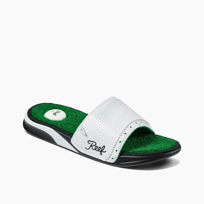 Reef Slides Men Mulligan Slide Green Reef Slides Men Mulligan Slide Green