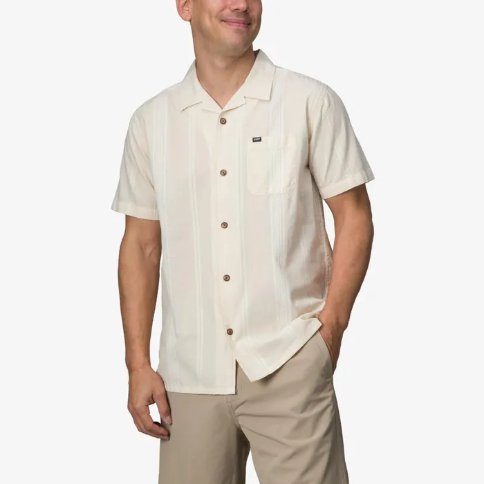 Reef TShirts and Shirts Men Lemmy Short Sleeve Shirt Almond Milk