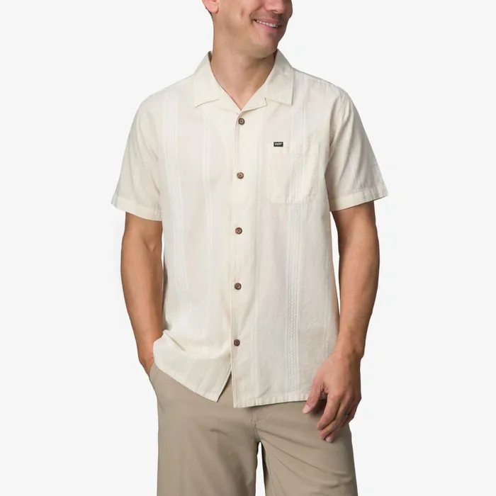 Reef TShirts and Shirts Men Lemmy Short Sleeve Shirt Almond Milk Reef TShirts and Shirts Men Lemmy Short Sleeve Shirt Almond Milk