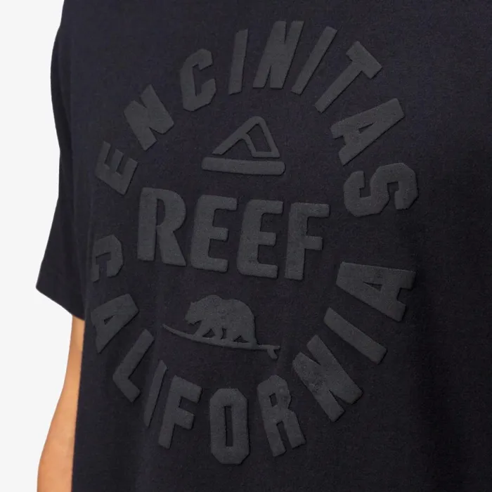 Reef TShirts and Shirts Men Rancho Tee Black Black Reef TShirts and Shirts Men Rancho Tee Black Black