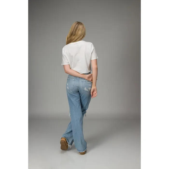 Reef TShirts Tanks and Dresses Women Arya Crop Crew Tee Marshmallow