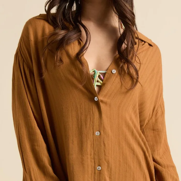 Reef TShirts Tanks and Dresses Women Beachy Shirt Dress Cathay Spice