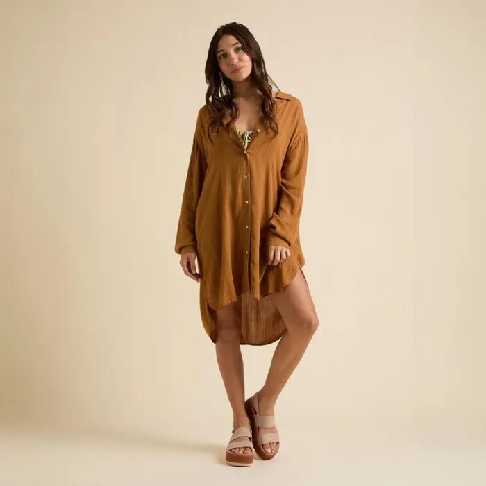 Reef TShirts Tanks and Dresses Women Beachy Shirt Dress Cathay Spice