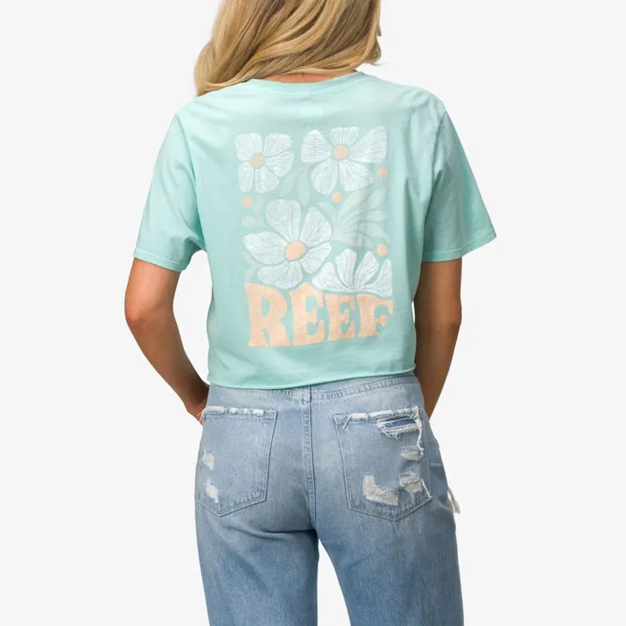 Reef TShirts Tanks and Dresses Women Koda 18034 Crop Tee Eggshell Reef TShirts Tanks and Dresses Women Koda 18034 Crop Tee Eggshell