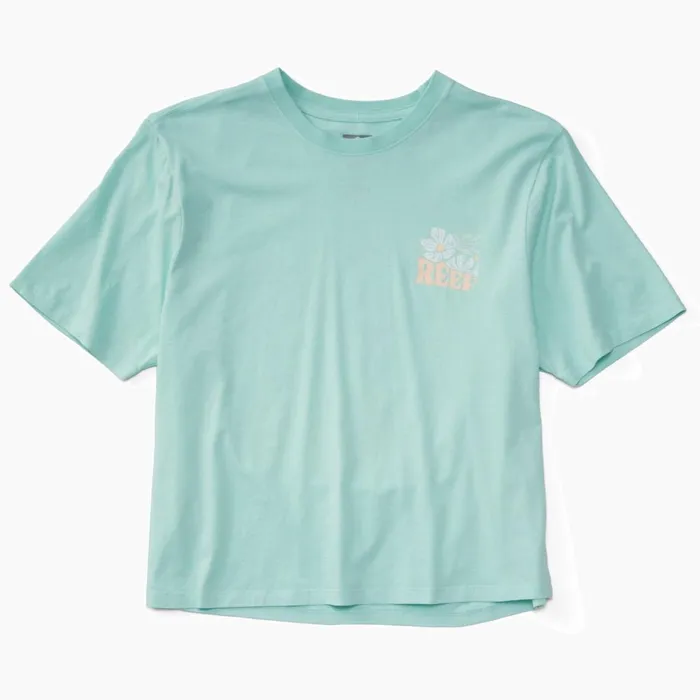 Reef TShirts Tanks and Dresses Women Koda 18034 Crop Tee Eggshell Reef TShirts Tanks and Dresses Women Koda 18034 Crop Tee Eggshell