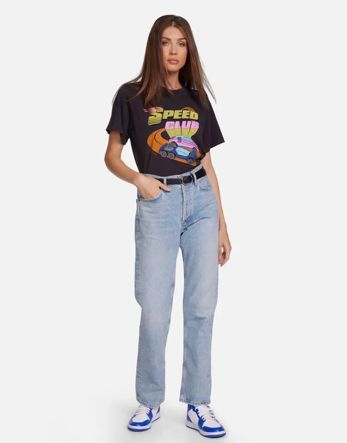 Rue Hot Wheels Speed Club Onyx Women039s Lauren Moshi Short Sleeve