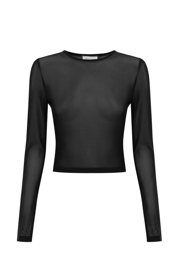 Runaway The Label Basic Shop POLY TOP 8211 BLACK Runaway The Label Basic Shop POLY TOP 8211 BLACK