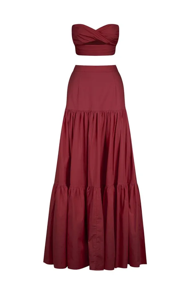Runaway The Label Crops Shop Ayla Top 8211 Wine Runaway The Label Crops Shop Ayla Top 8211 Wine