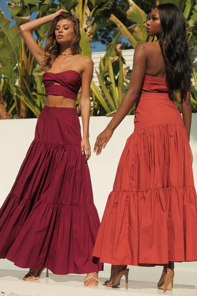Runaway The Label Crops Shop Ayla Top 8211 Wine Runaway The Label Crops Shop Ayla Top 8211 Wine