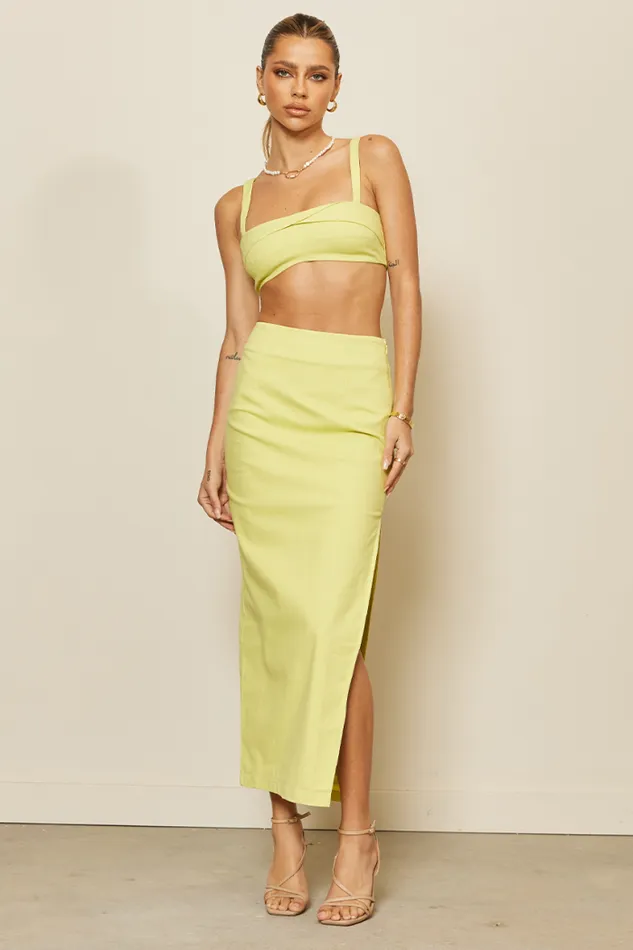 Runaway The Label Crops Shop Kenzy Top 8211 Lime Runaway The Label Crops Shop Kenzy Top 8211 Lime