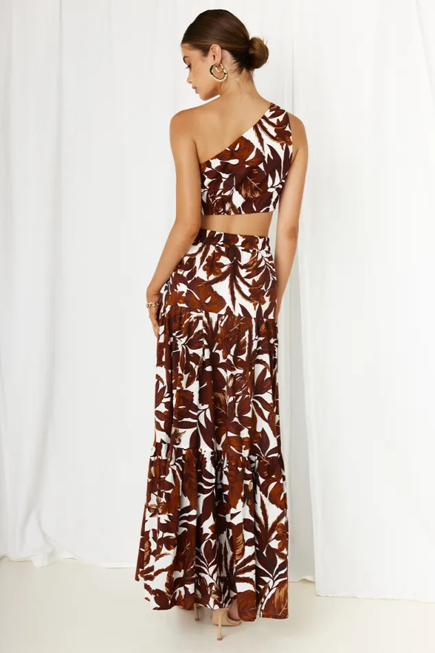 Runaway The Label Crops Shop Lorelei Top 8211 Chocolate Floral